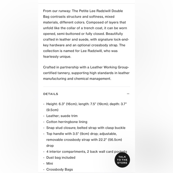 EUC Tory Burch Petite Lee Radziwill Double Bag - Picture 8 of 11